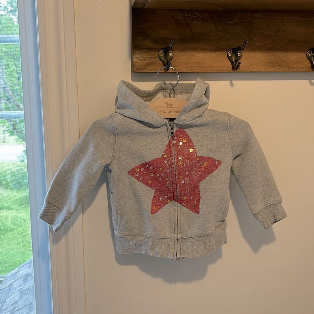 Oshkosh girl hoodie 18 months